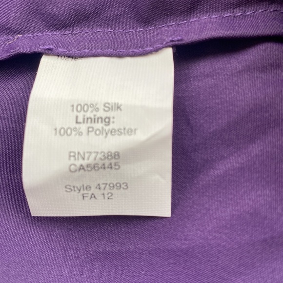 J Crew 100% silk Louisa chiffon dress with gorgeous back zipper. Gorgeous! - Picture 11 of 16